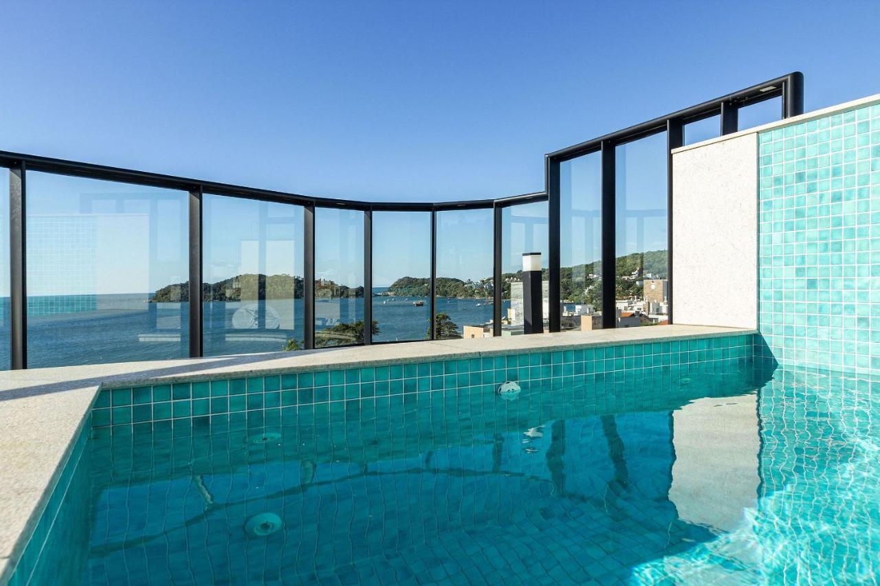 Aion Suites 303 - Lindo Apartamento Com Vista Para O Mar, A 60M Da Praia De Bombinhas, Com Piscina E Academia No Rooftop. Exterior foto