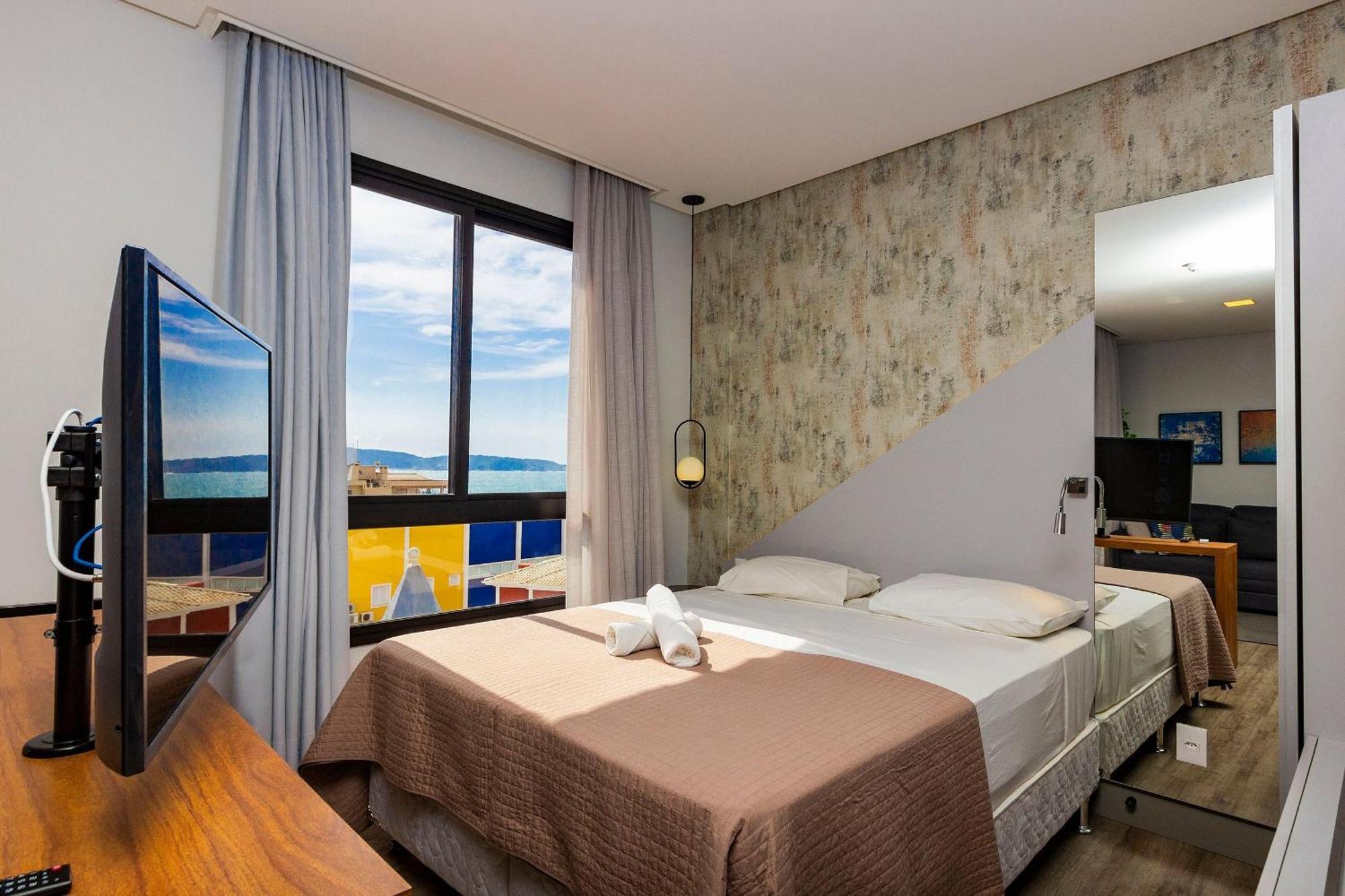 Aion Suites 303 - Lindo Apartamento Com Vista Para O Mar, A 60M Da Praia De Bombinhas, Com Piscina E Academia No Rooftop. Exterior foto